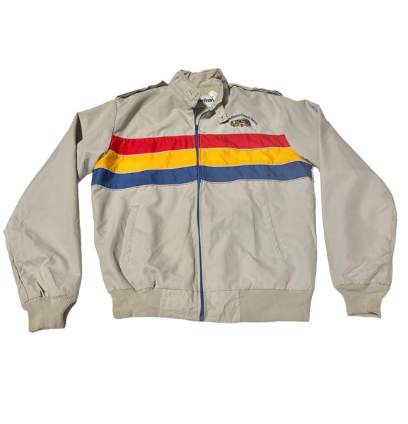 Vintage Caravan Trailer Park Windbreaker Jacket (M)