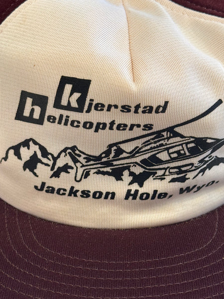 Vintage Kjerstad Helicopters Trucker Hat