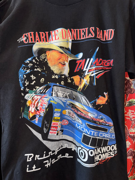 Vintage Talladega Speedway X Charlie Daniels Band T-shirt (L/ XL)