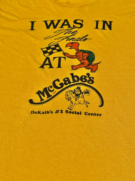 Vintage McCabe’s Race Turtle Yellow 80s T-shirt (L)