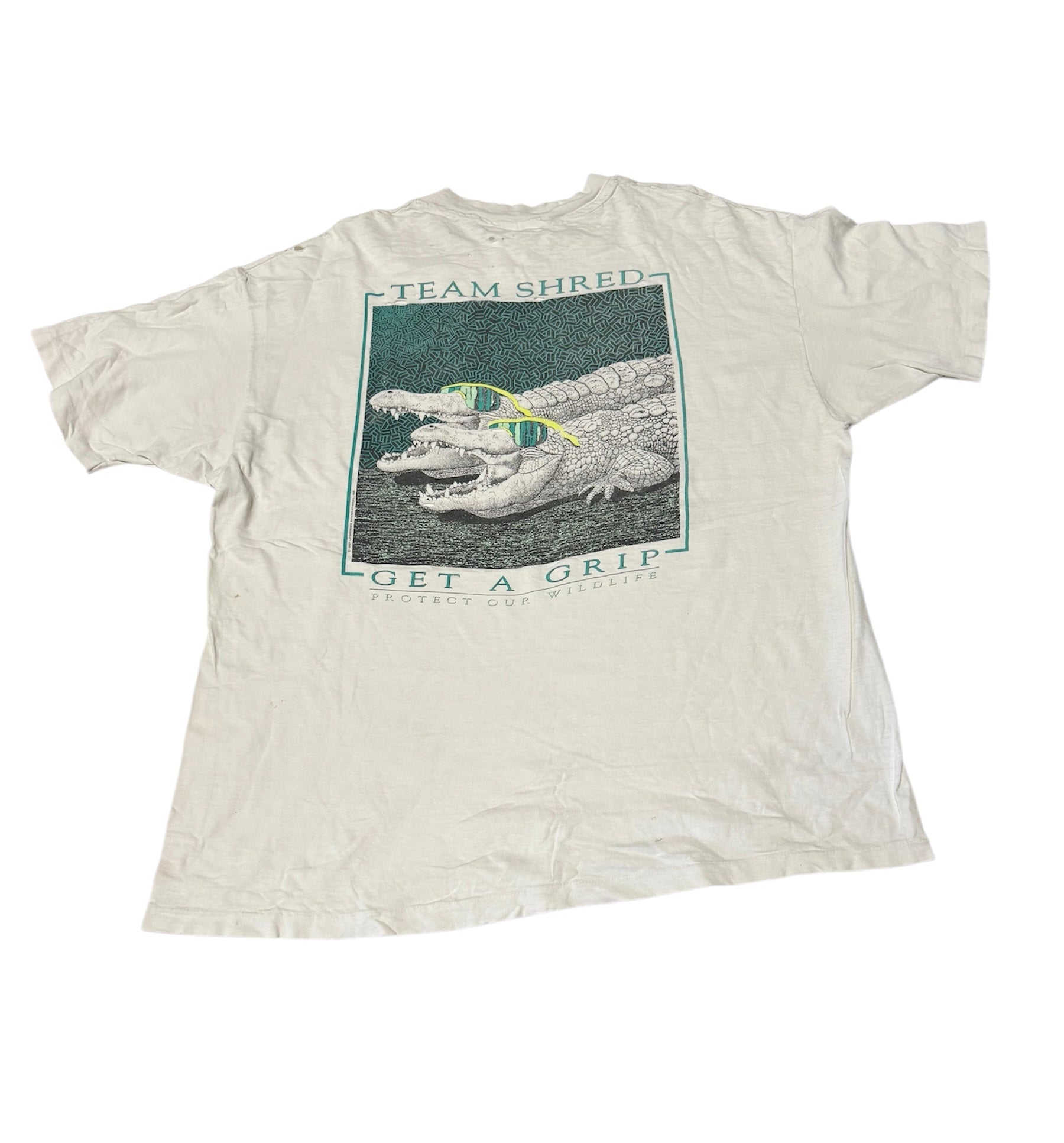 Vintage Crocodiles ‘Get A Grip’ T-shirt (XL)