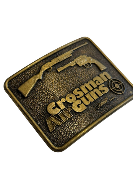 Vintage Belt Buckle - Crosman Air Guns