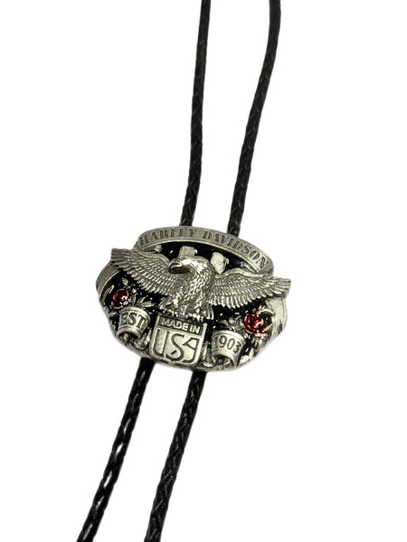 Bolo Tie - Harley Davidson Eagle - Made in USA