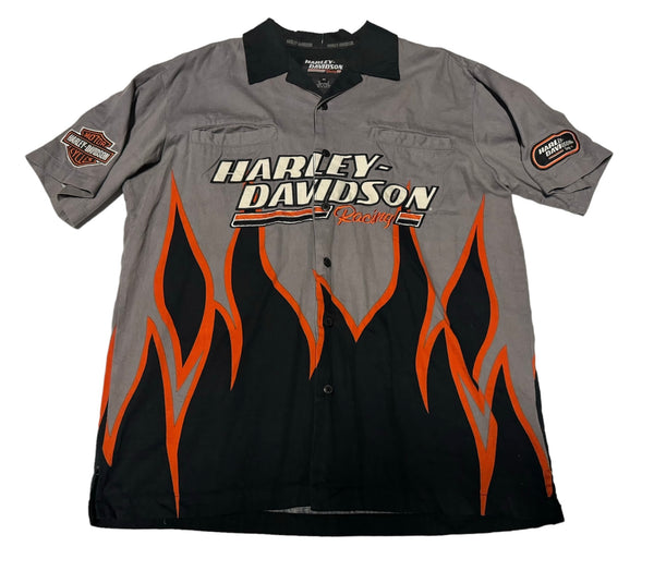 Vintage Harley Davidson Racing - Mechanic Shirt (M)