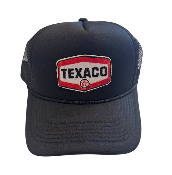 Texaco Black Trucker Hat