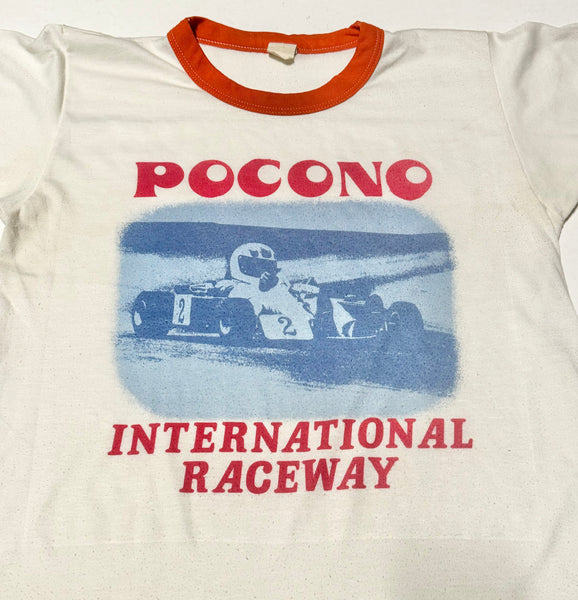 Vintage Pocono Raceway - Ringer T-shirt (M)