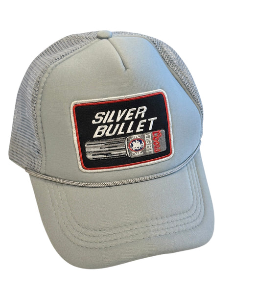 Silver Bullet Grey Trucker Hat