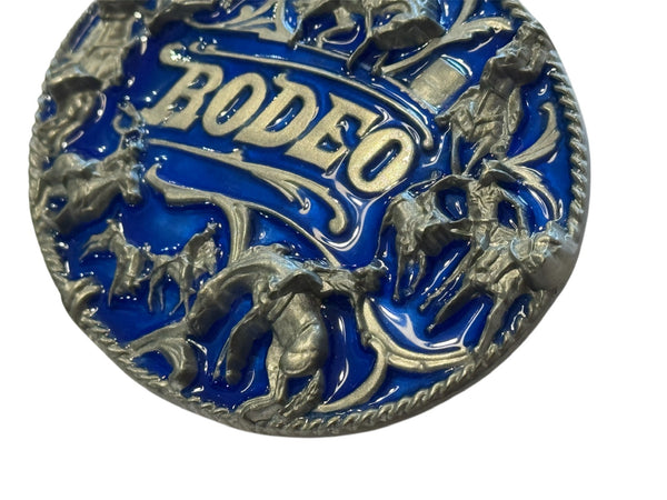 Blue Rodeo Belt Buckle