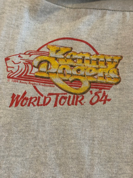 Vintage Kenny Rogers 1984 World Tour T-shirt (S)