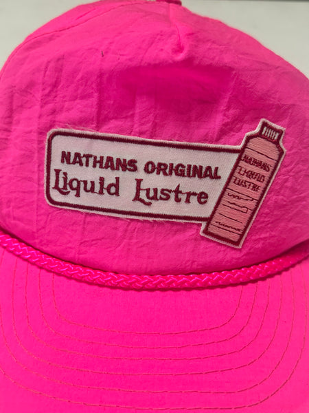 Vintage Pink Fluro Hat - Liquid Lustre