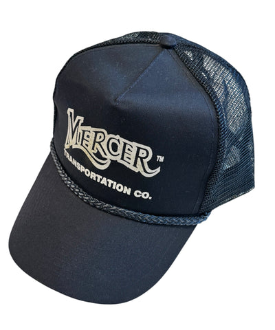 Vintage Navy Blue Mercer Trucker Hat