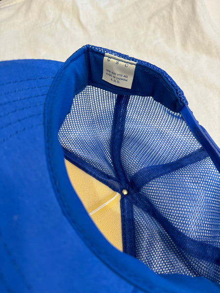 Vintage Chevy Ramey White Blue Trucker Hat