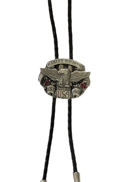 Bolo Tie - Harley Davidson Eagle - Made in USA