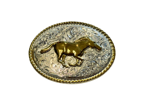 Running Horse Belt Buckle