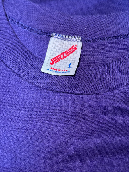 Vintage Purple Back To Basics T-shirt (L)