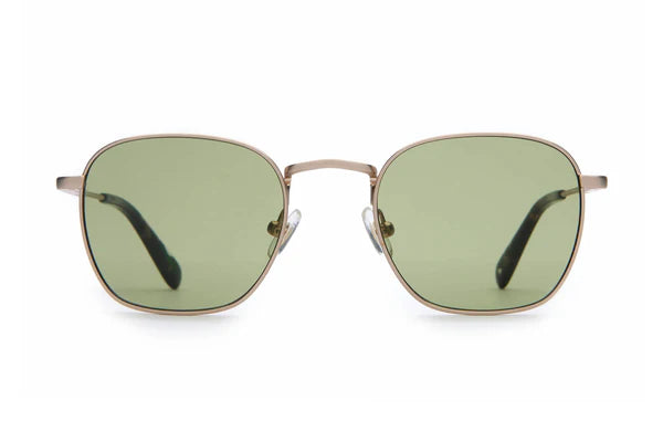 Crap Eyewear - The Groove Pilot - Matte White Gold / Black Tortoise Bio