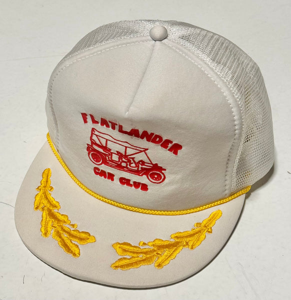 Vintage Flatlander Car Club Trucker Hat