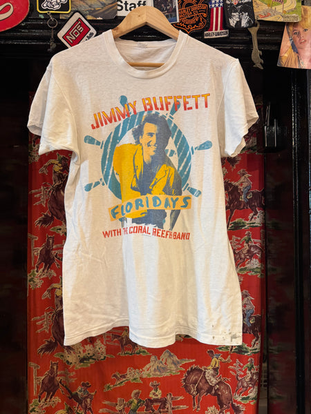 Vintage Jimmy Buffett Floridays 1986 Tour T-shirt (M/L)