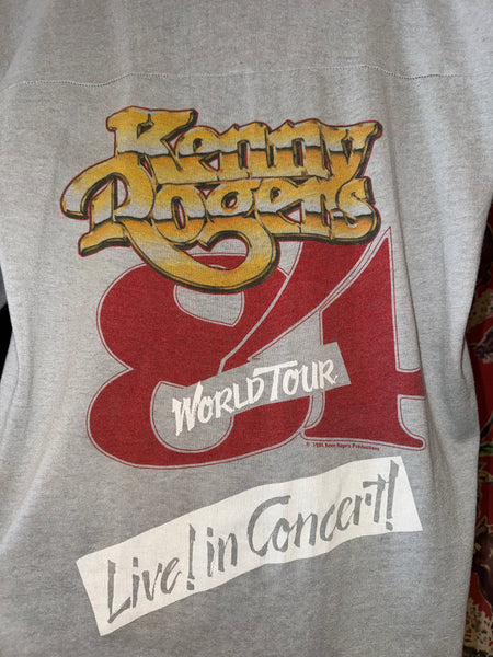 Vintage Kenny Rogers 1984 World Tour T-shirt (S)