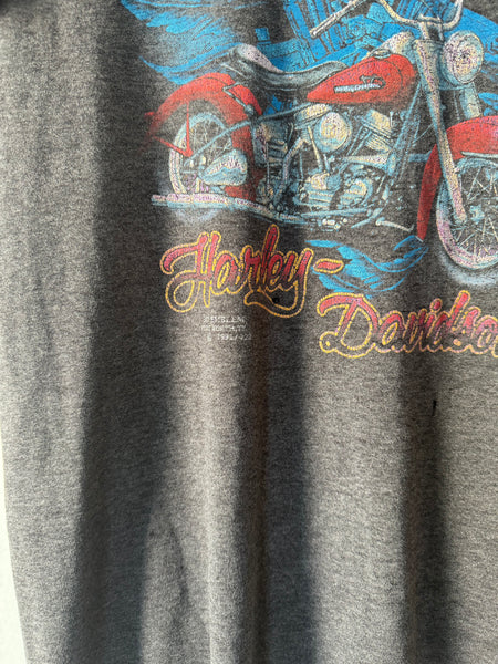 Vintage 3D Emblem Harley Davidson T-shirt (M)