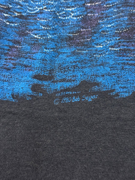 Vintage Bob Seger Horses Navy T-shirt (S/M)