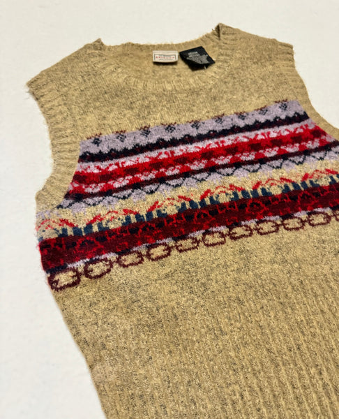 Vintage Knitted Sweater Top (S-M)