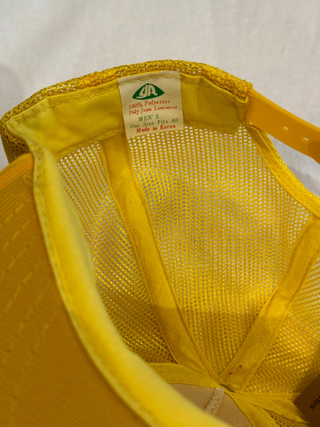 Vintage Yellow DIG Drilling Trucker Hat