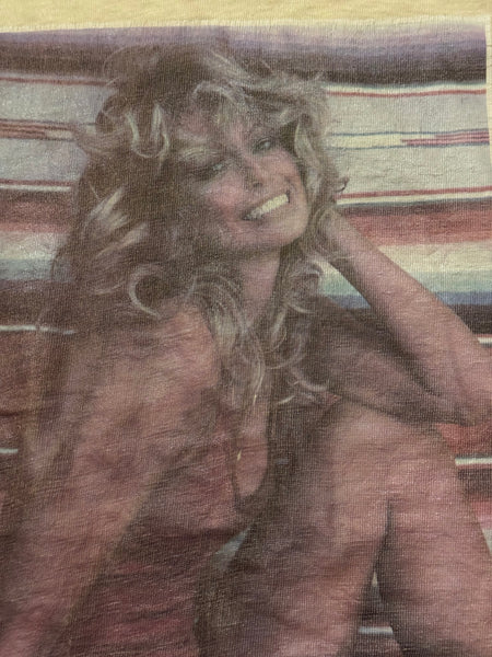 Vintage Farrah Fawcett - Cream/Yellow T-shirt (M/L)