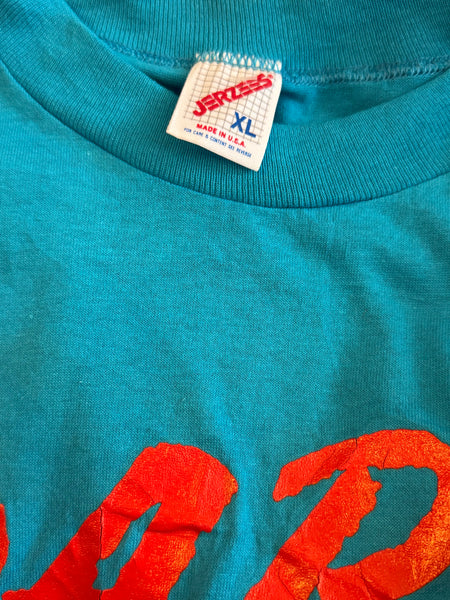 Vintage Teal Blue D.A.R.E T-shirt (XL)