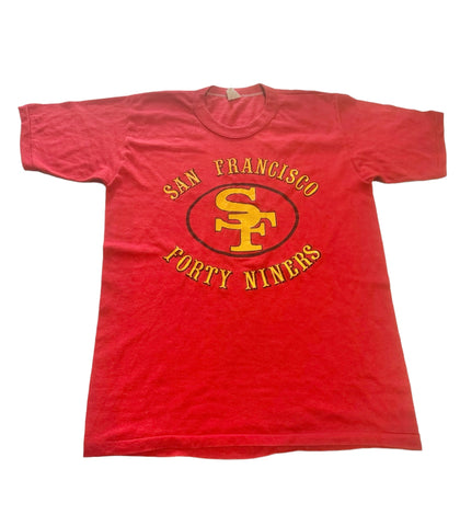 Red San Francisco Forty Niners Vintage T-shirt (M)