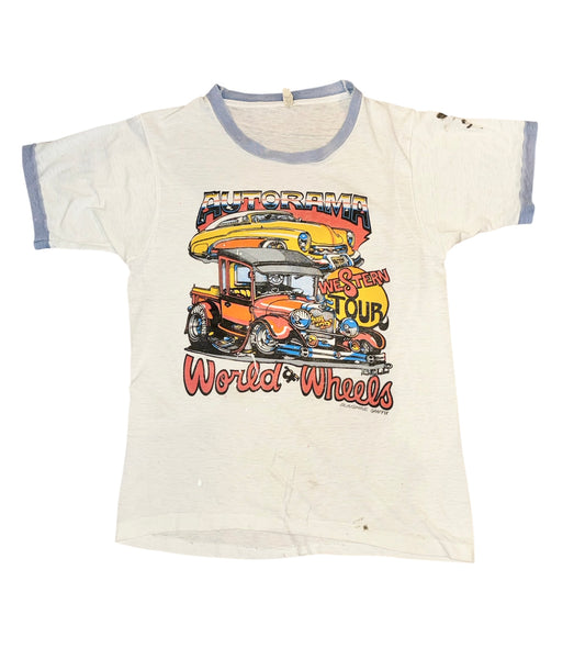 Vintage Autorama World of Wheels Ringer T-shirt (S)