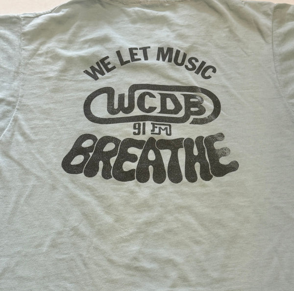 WCDB 91FM Pastel Blue Vintage T-shirt (M)