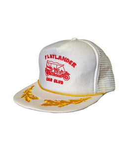 Vintage Flatlander Car Club Trucker Hat