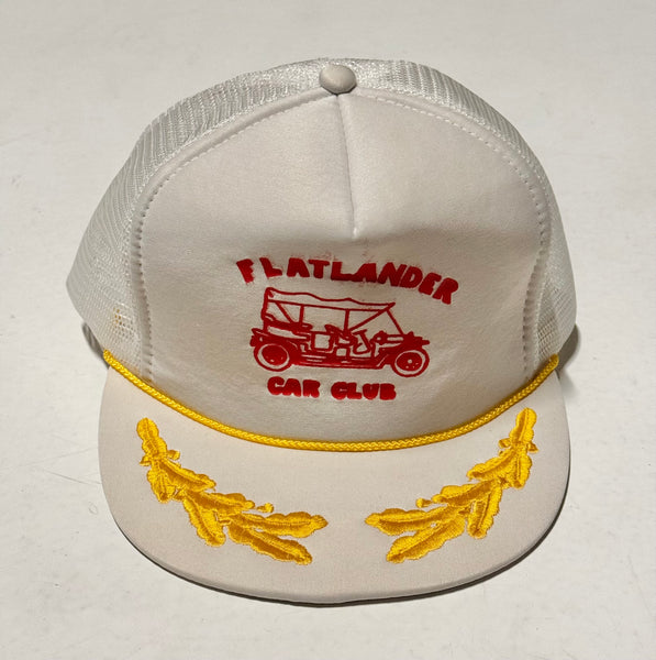 Vintage Flatlander Car Club Trucker Hat