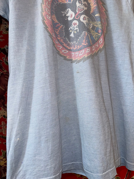 Vintage 80s KISS Bootleg T-shirt (XS/S)