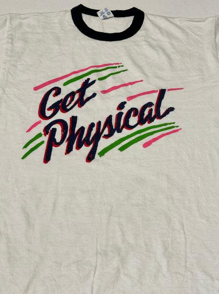 Vintage Get Physical Ringer T-shirt (L)