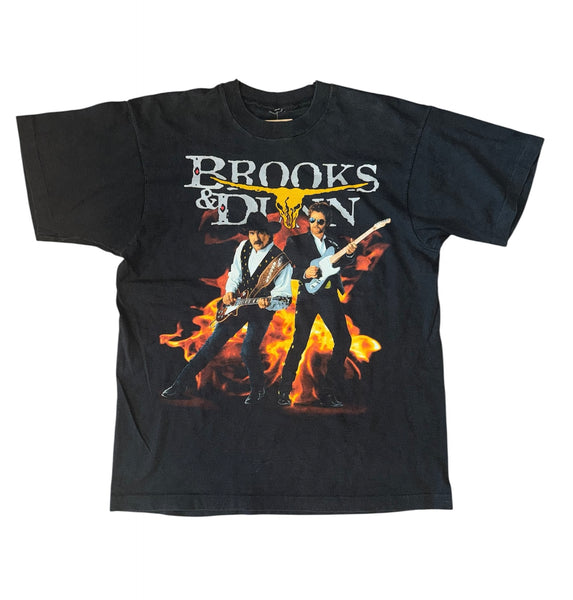 Vintage Brooks & Dunn Electric Rodeo T-shirt (L/XL)