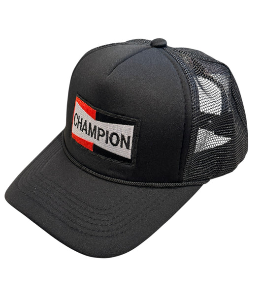 Black Champion Trucker Hat