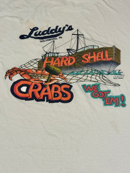 Luddys Crab Vintage T-shirt (L)