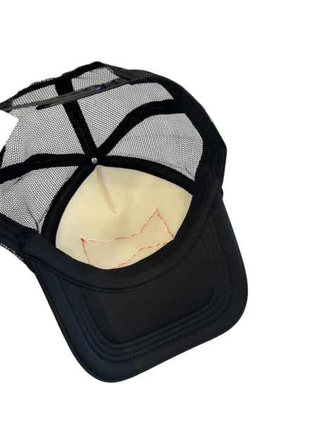 Black White Budweiser Trucker Hat