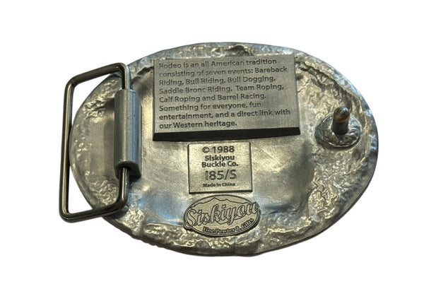 Blue Rodeo Belt Buckle