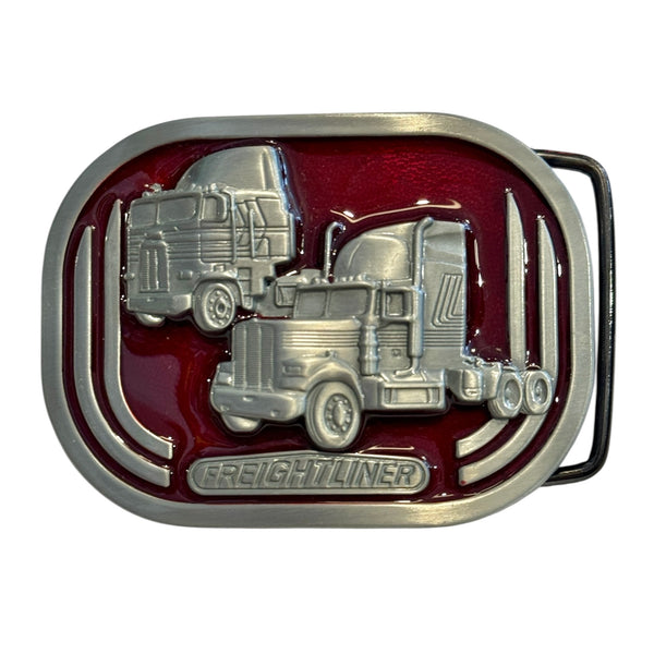 Red Freightliner Belt Buckle
