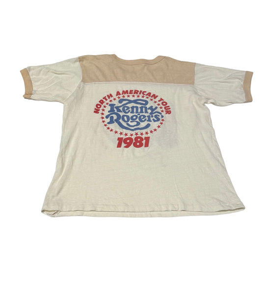 Vintage 1981 Kenny Rogers Tour T-shirt (M-L)