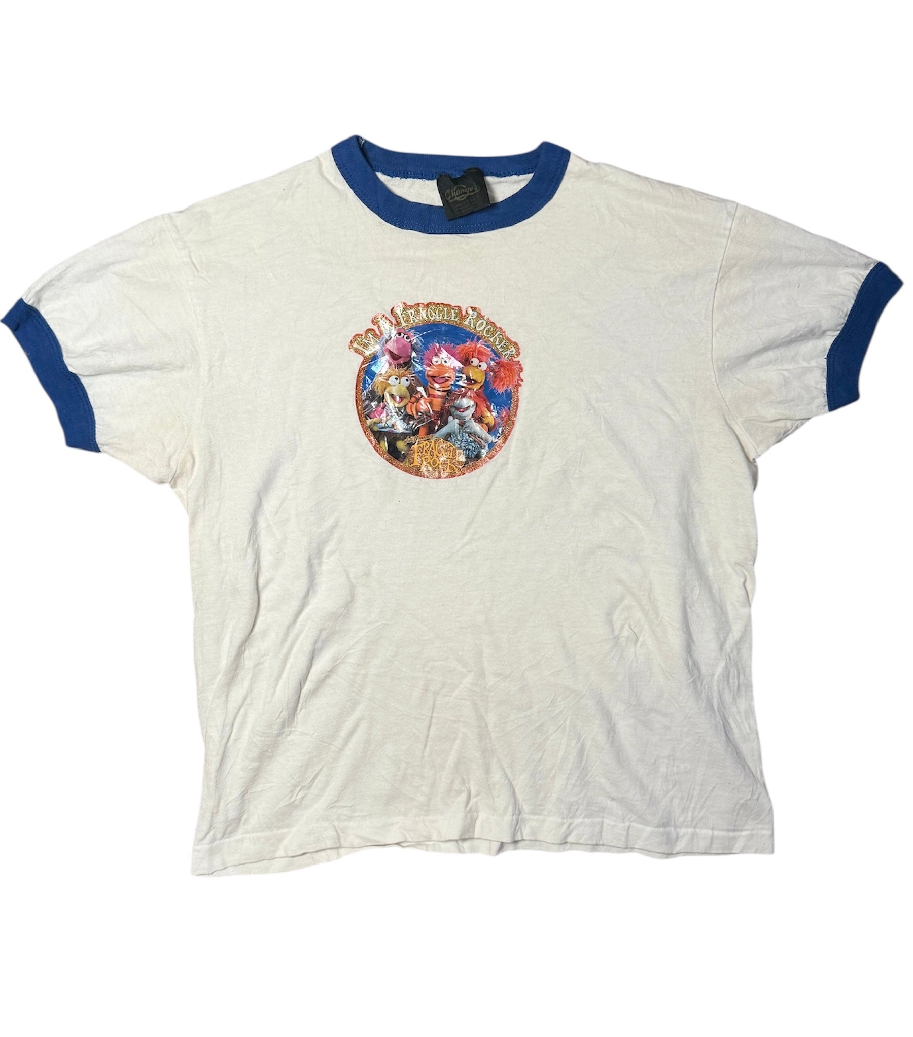Vintage Fraggle Rock Ringer T-shirt (M/L)