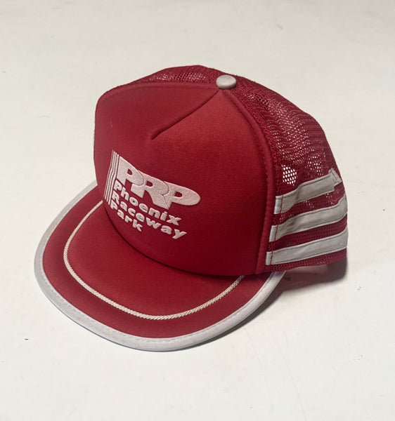 Vintage Red Phoenix Raceway Trucker Hat