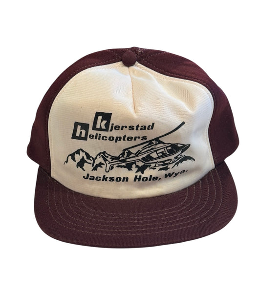 Vintage Kjerstad Helicopters Trucker Hat