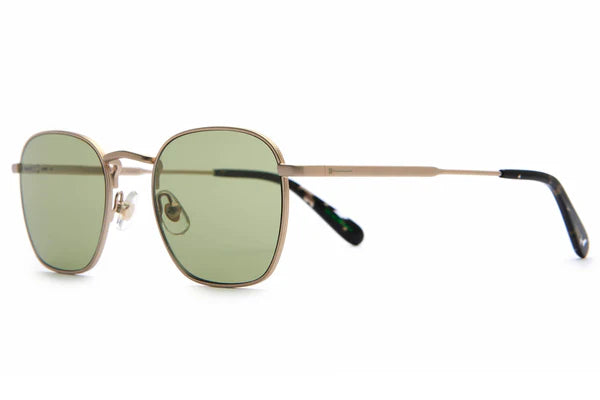 Crap Eyewear - The Groove Pilot - Matte White Gold / Black Tortoise Bio