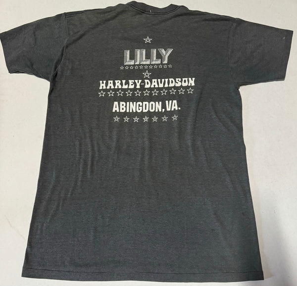 1982 Harley Davidson 3D Emblem Vintage T-shirt (L)