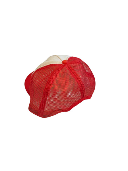 Vintage Red Kansas City Trucker Hat