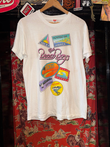 Vintage Beach Boys Postcards 1989 T-shirt (L)